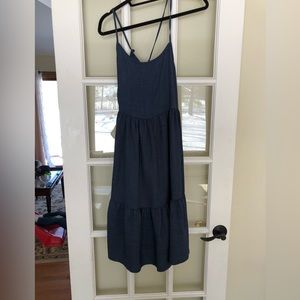 Pink Blush Summer Linen Maternity Dress